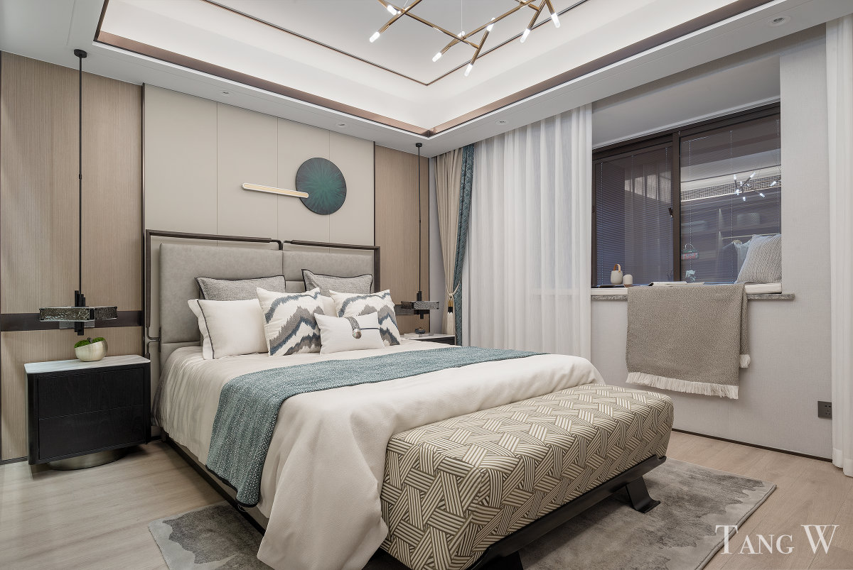 新中式风格样板间-14