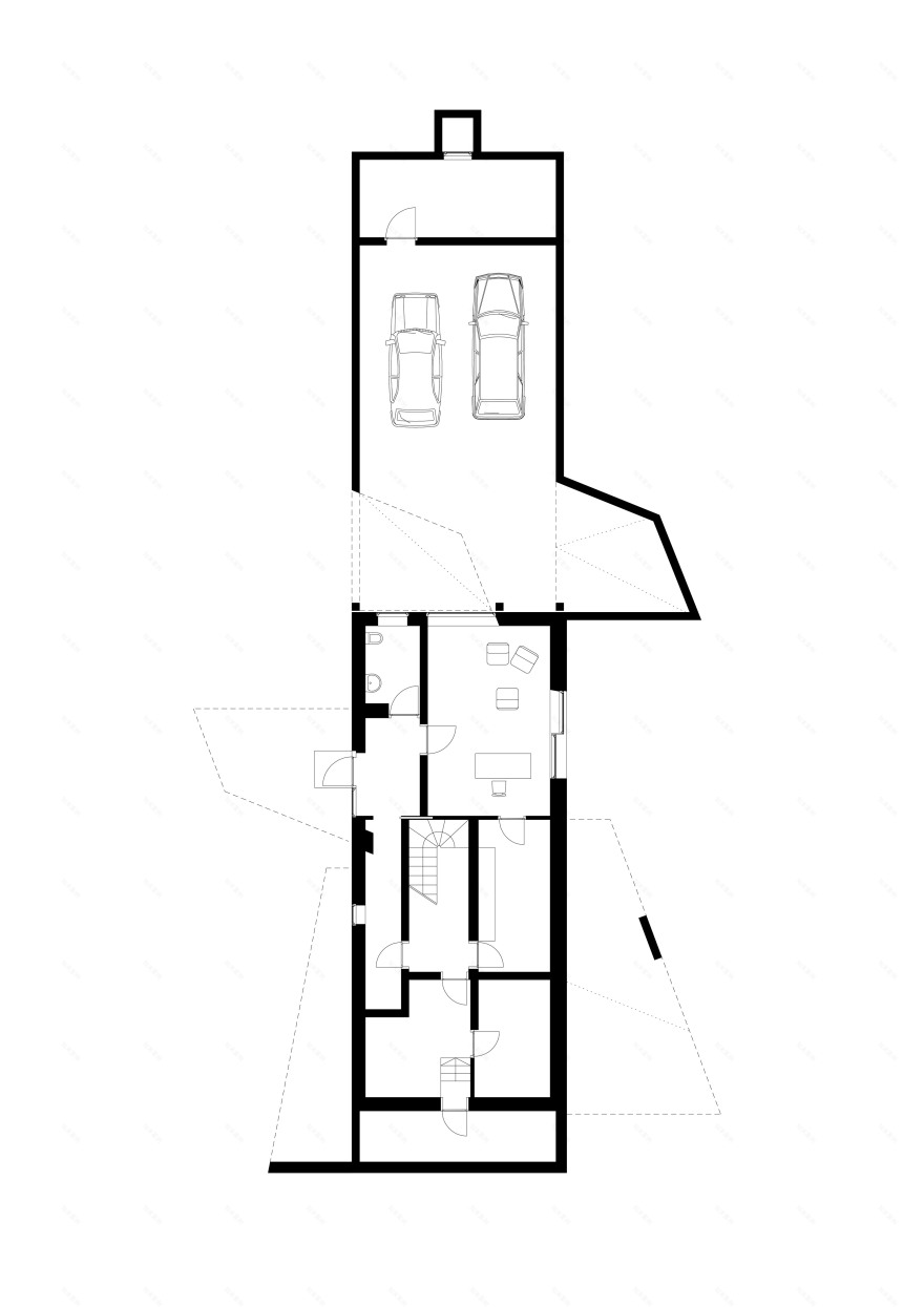 意大利白色大理石别墅,现代简约风格-17