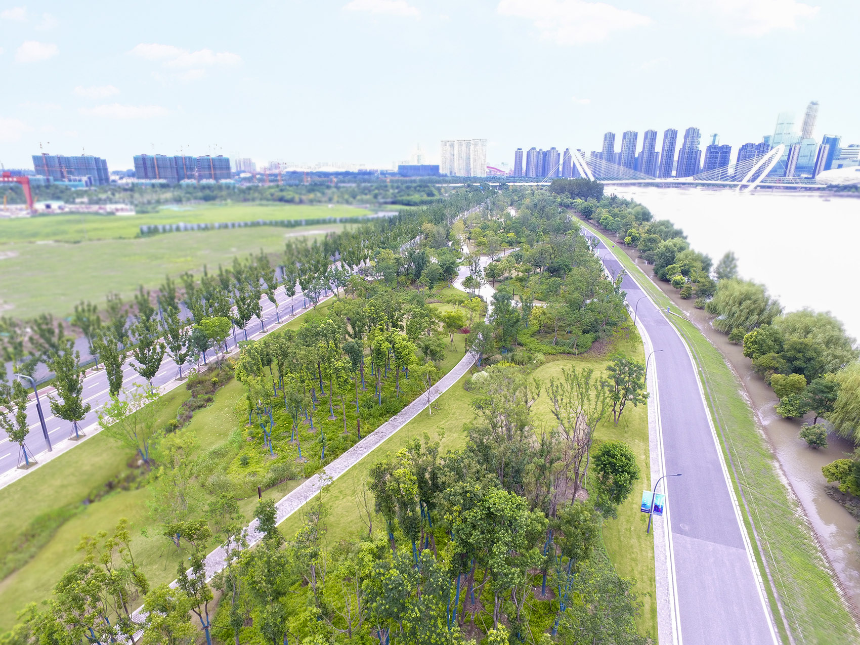 新加坡·南京生态科技岛，南京/一叶江洲·野趣绿廊-45