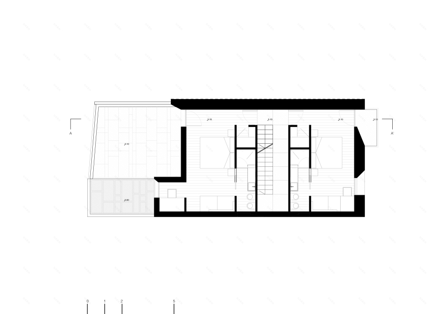石材切割的现代别墅,光影对话的故事-8