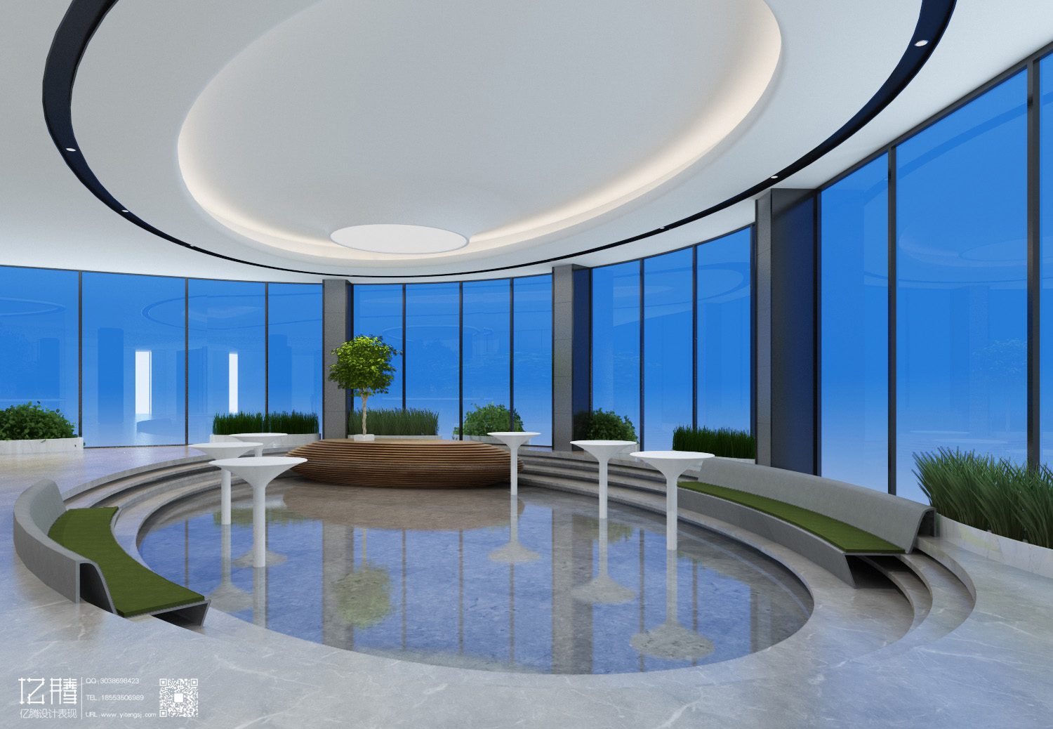 办公类空间效果图表现--亿腾效果图7岁啦~~-17