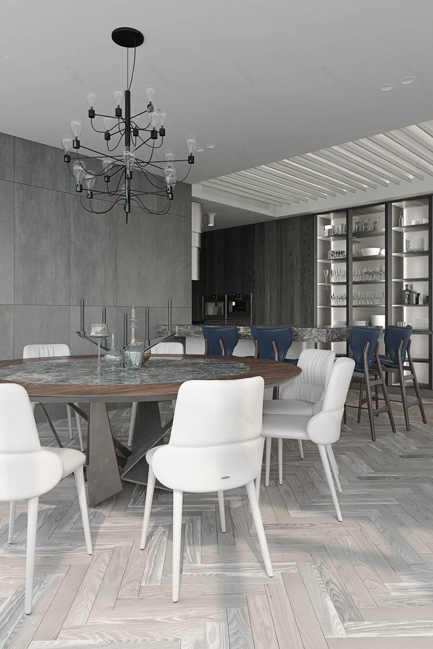 河畔丽景现代公寓设计-7