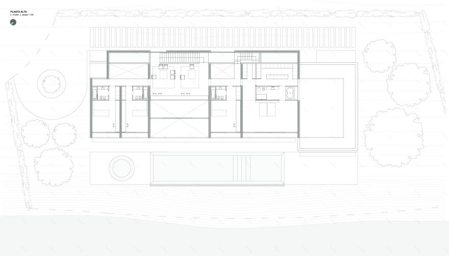 阿根廷湖畔别墅建筑空间解析-24