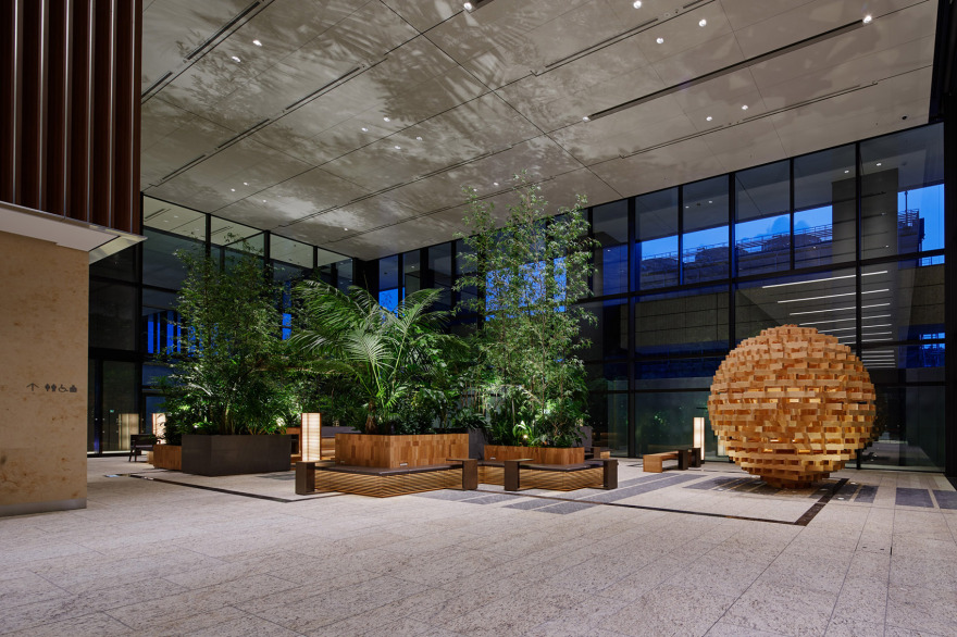 东京金融区绿洲入口大厅丨日本东京丨ikg inc.-7