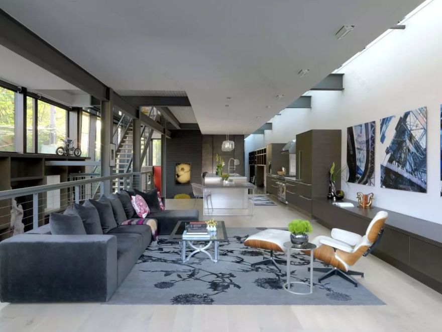 高级黑的艺术 | 芝加哥设计工作室的精致家居-106