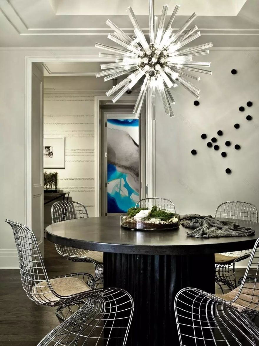 高级黑的艺术 | 芝加哥设计工作室的精致家居-99