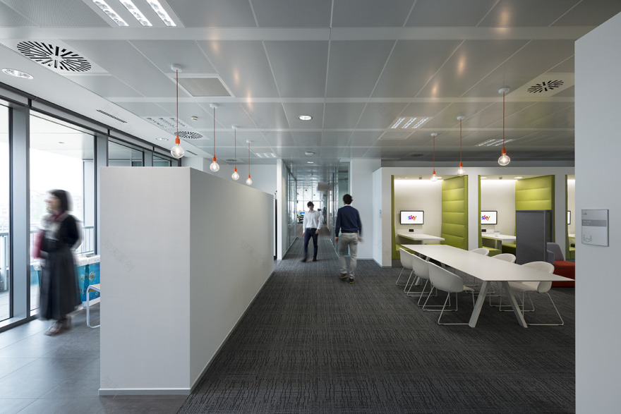 Sky Italia 智能办公空间,协作分享的新模式-25