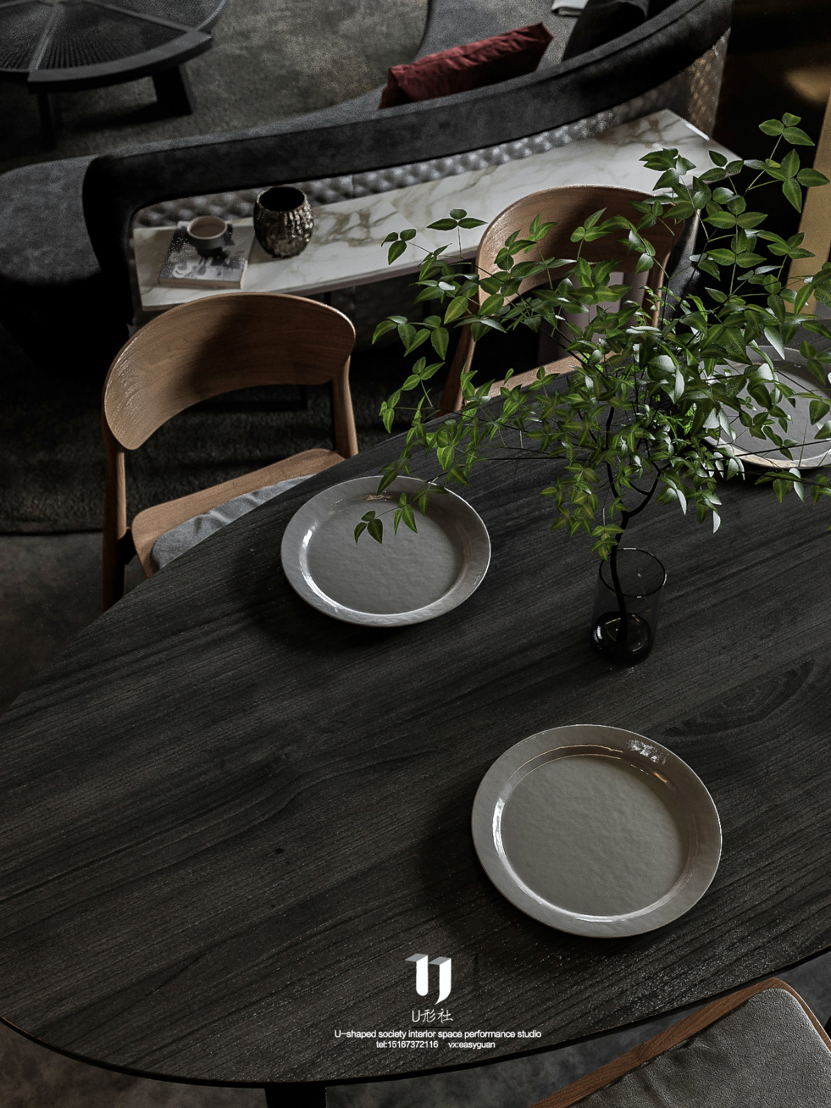 现代住宅的黑色艺术-4