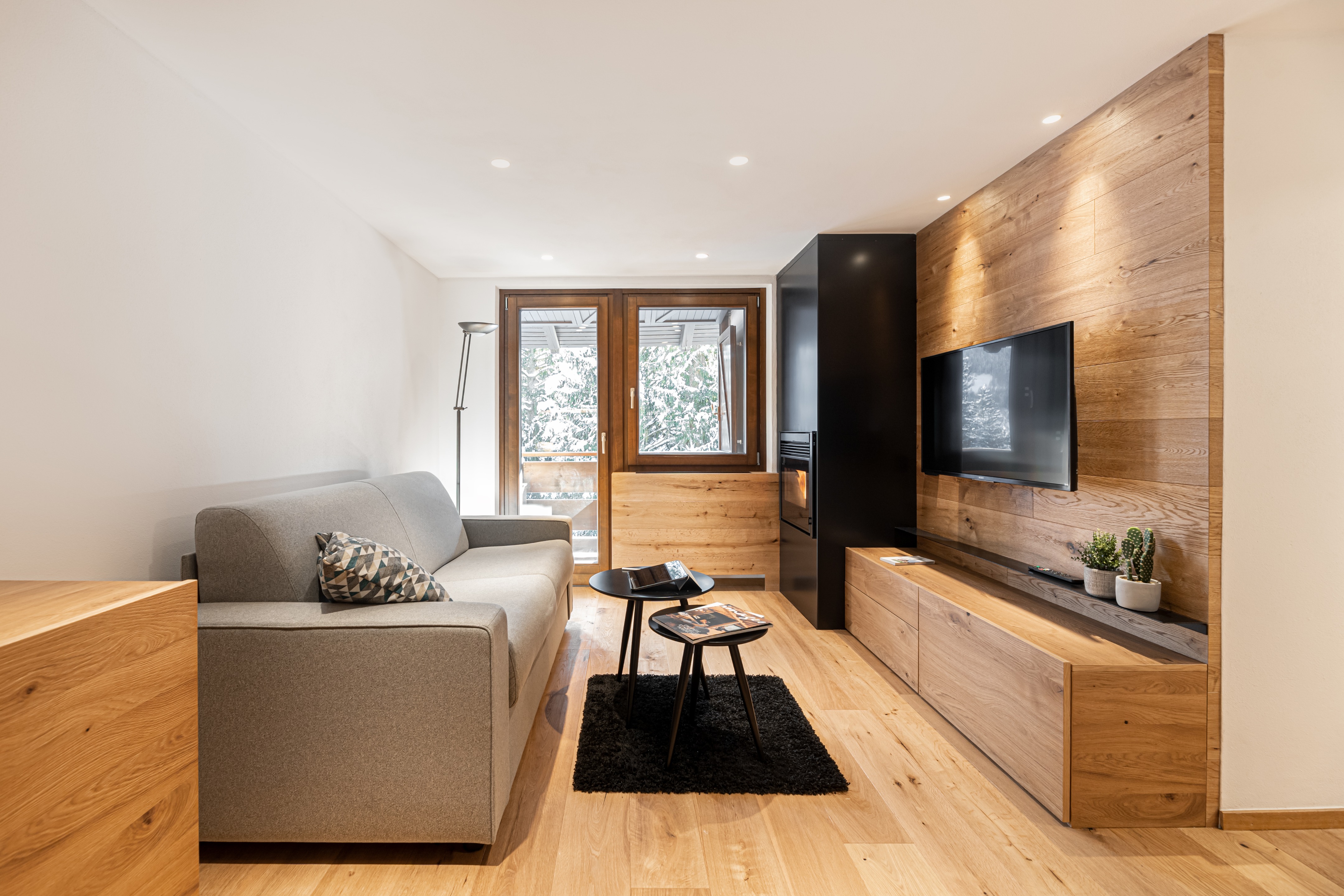 自然材料打造温馨阿尔卑斯风格小公寓-1