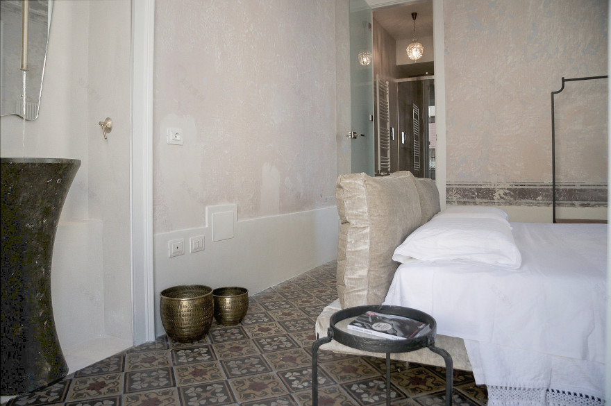 复古与现代共融的意大利公寓设计-12