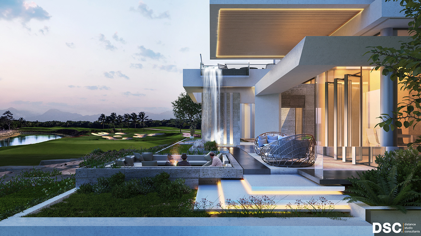 KSA PRIVATE VILLA| Design & Visualizations.丨别墅建筑丨GOLF VILLA | Design & Visualizations.-4