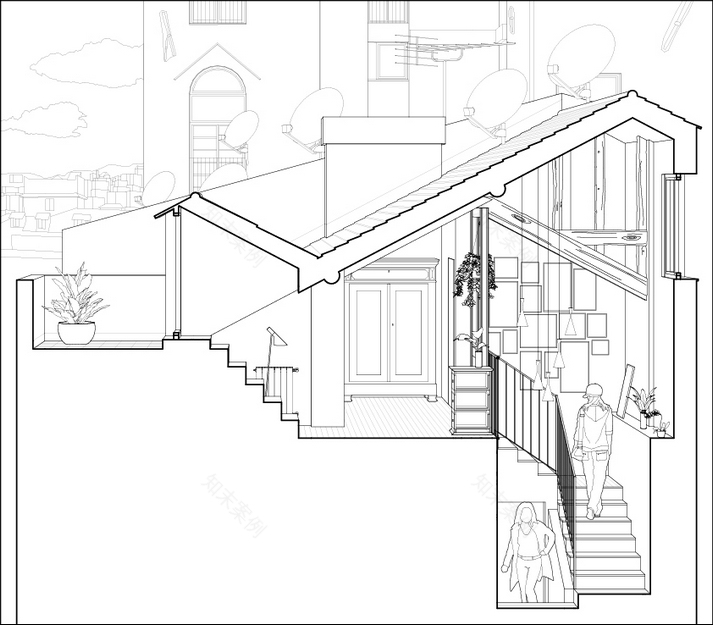 历史中心 90 平米阁楼公寓,舒适休闲风格,露台俯瞰热那亚古城-17