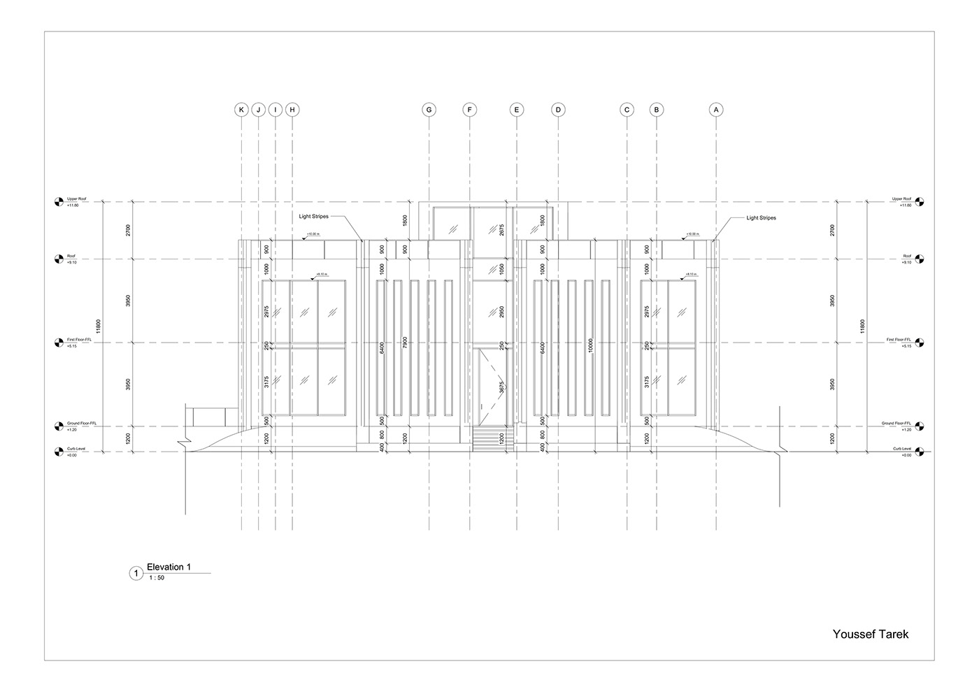 Youssef Tarek丨别墅建筑丨Villa Working Dawings-7