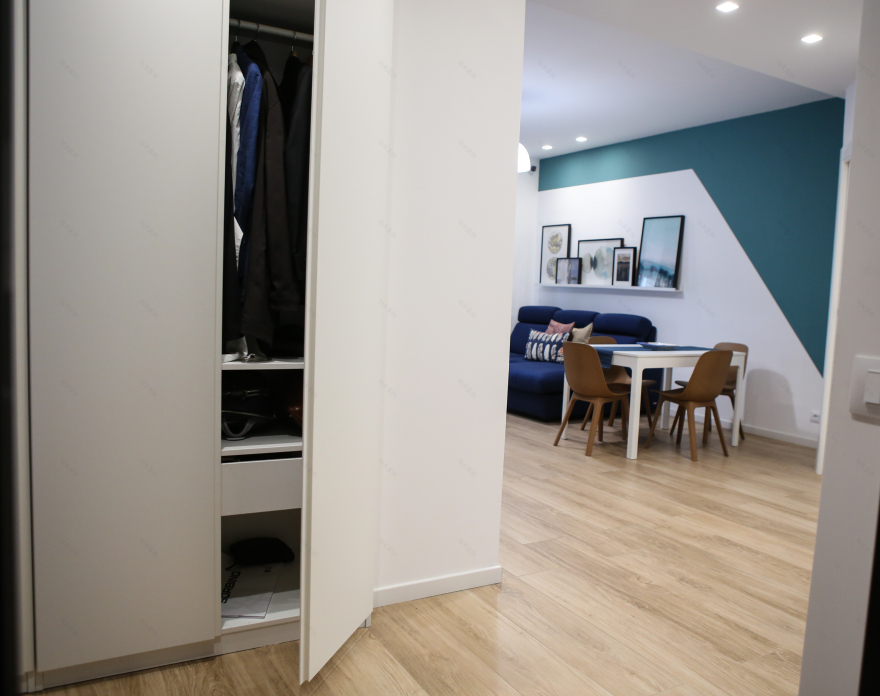 80 平米公寓变身四合一多功能空间-2