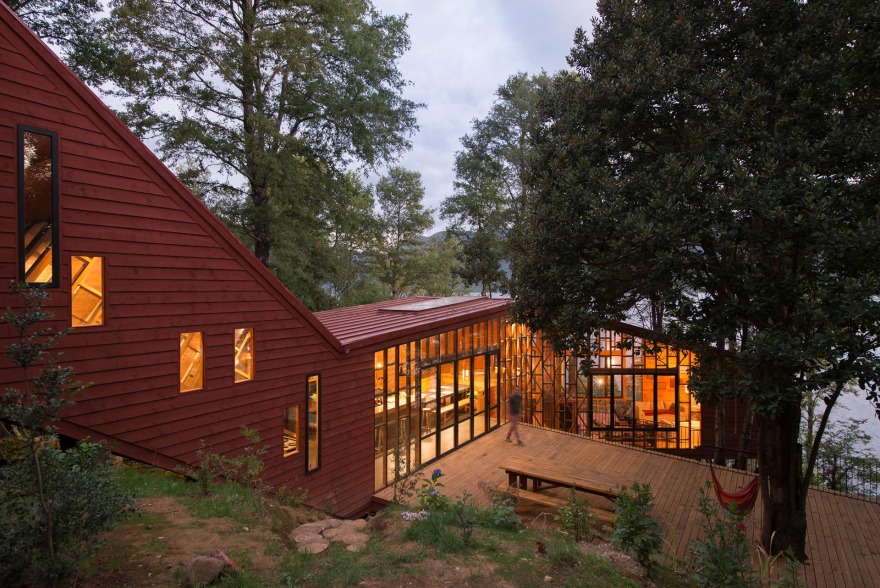 融入森林的日光别墅-31