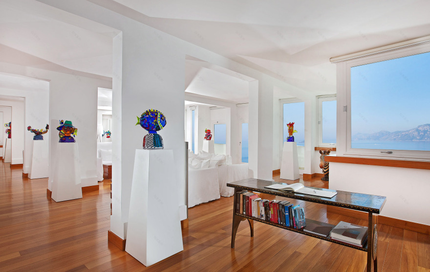 阿马尔菲海岸的现代白色酒店设计-11