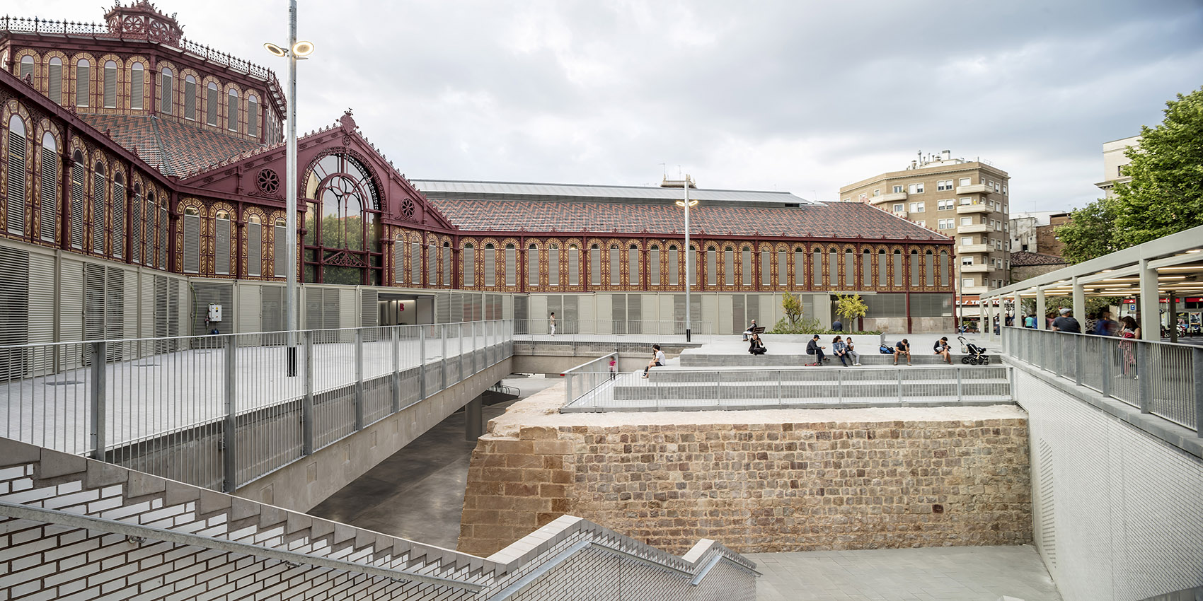 圣安东尼市场翻新项目，巴塞罗那/保留周日市场，增加公共活动空间-15