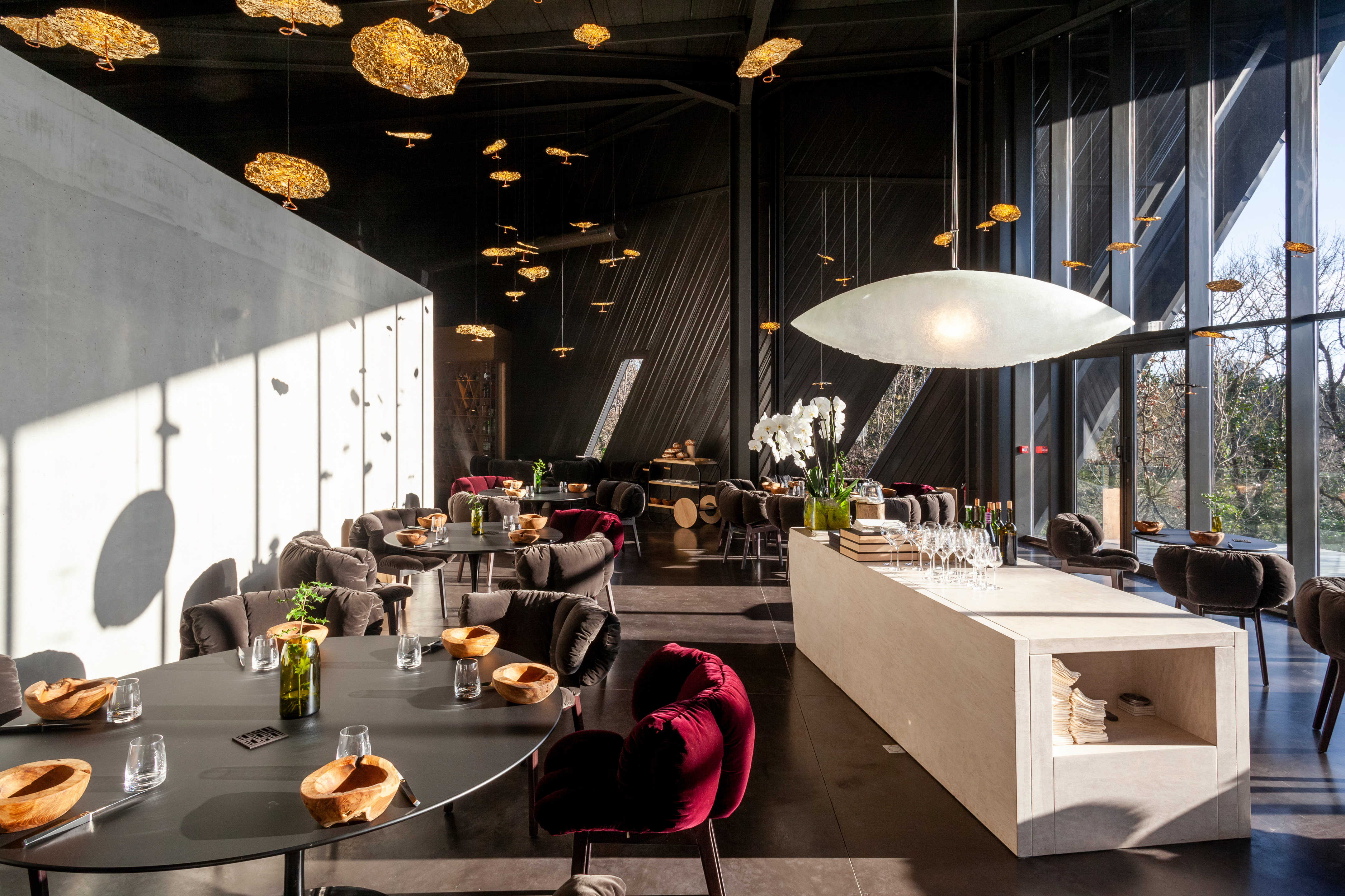 神秘森林 | 餐厅 Les Sources de Fontbelle 的沉浸式设计-2