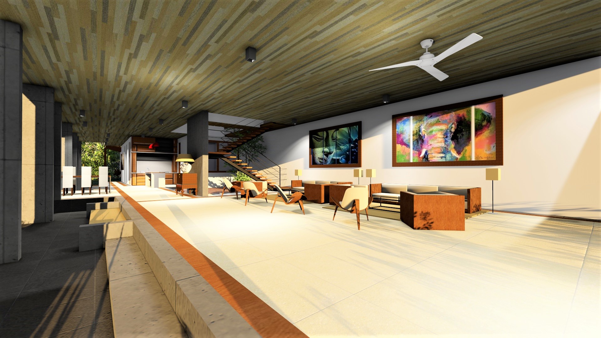 斯里兰卡 Balapitiya 河畔别墅设计-12