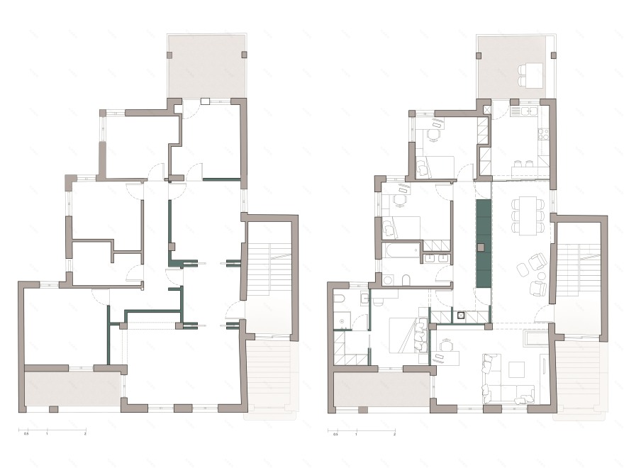 希腊克里特岛 50 年代建筑的现代改造-20