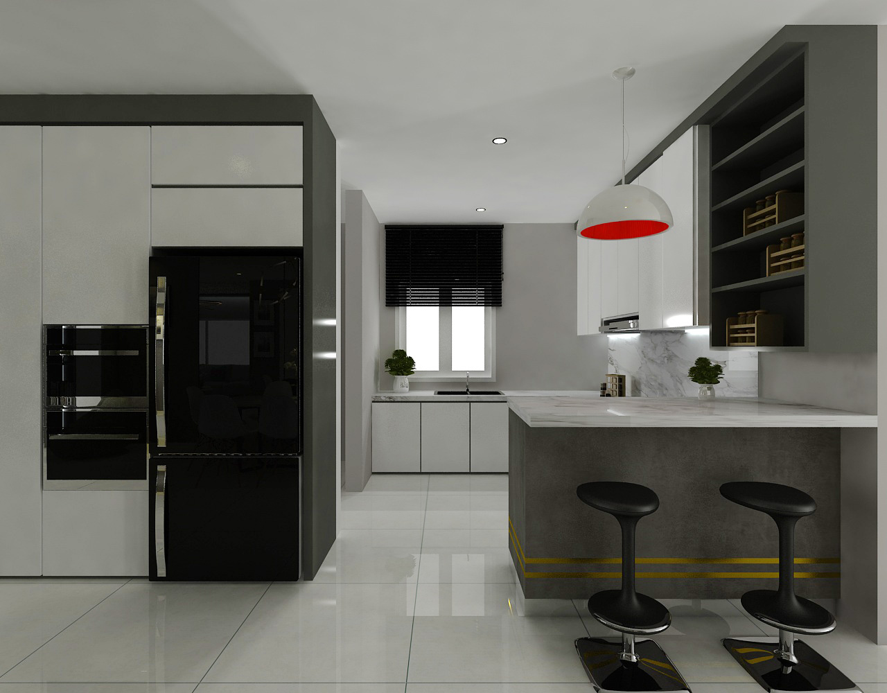 现代摩登公寓,一家五口的温馨家园-14