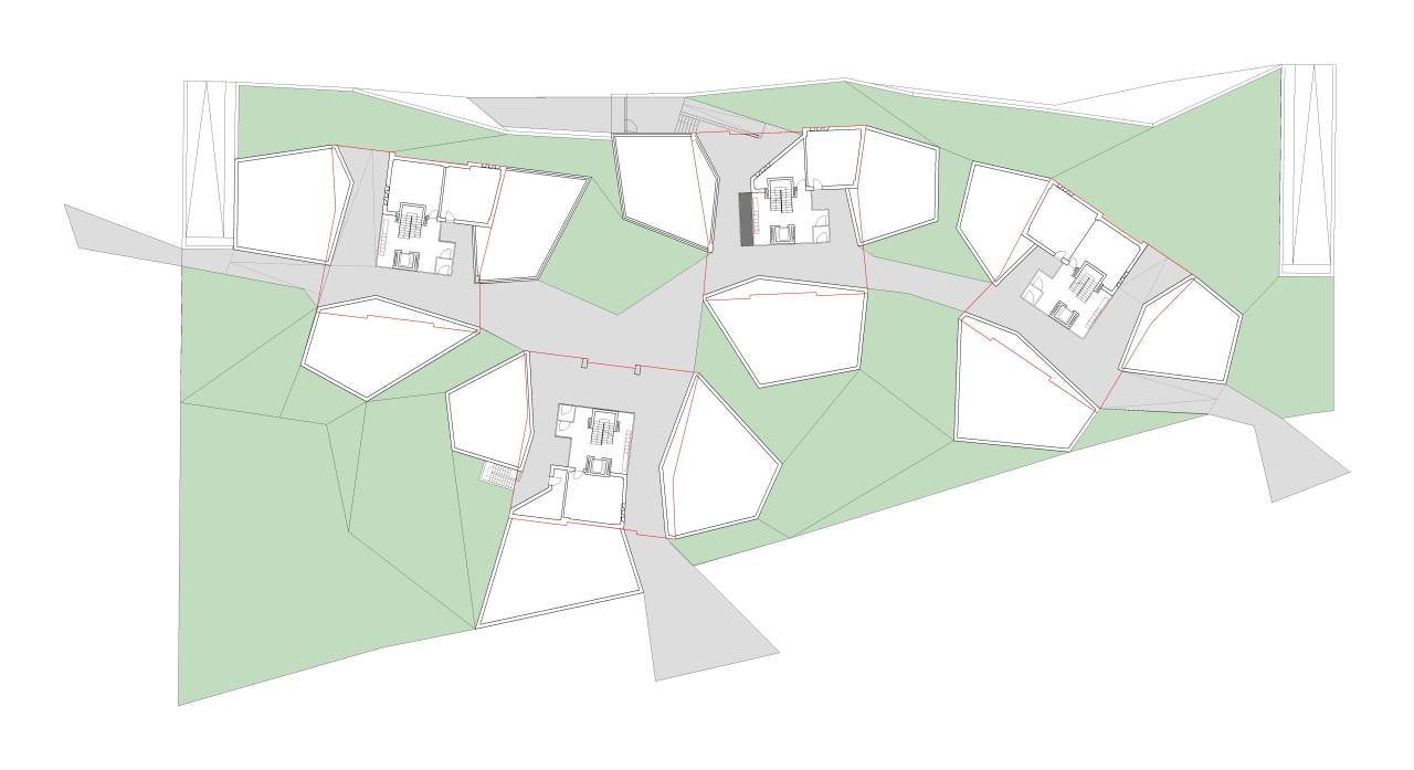 意大利 Mallero Housing 公寓 | 独立体积空间与自然共生-40