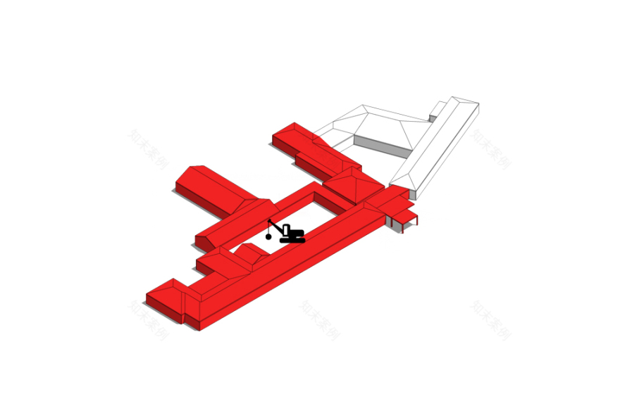双层玻璃厂房改造的“L”学校-1