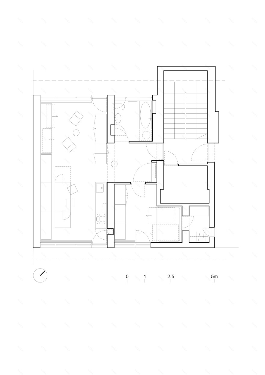 简约之居,城市之上的宁静空间-15