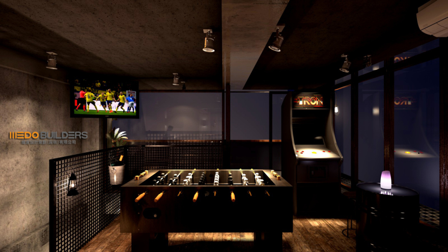 深圳水围 1368 国际街区 BRASS HOUSE 酒吧设计——工业风与精致细节的完美融合-12