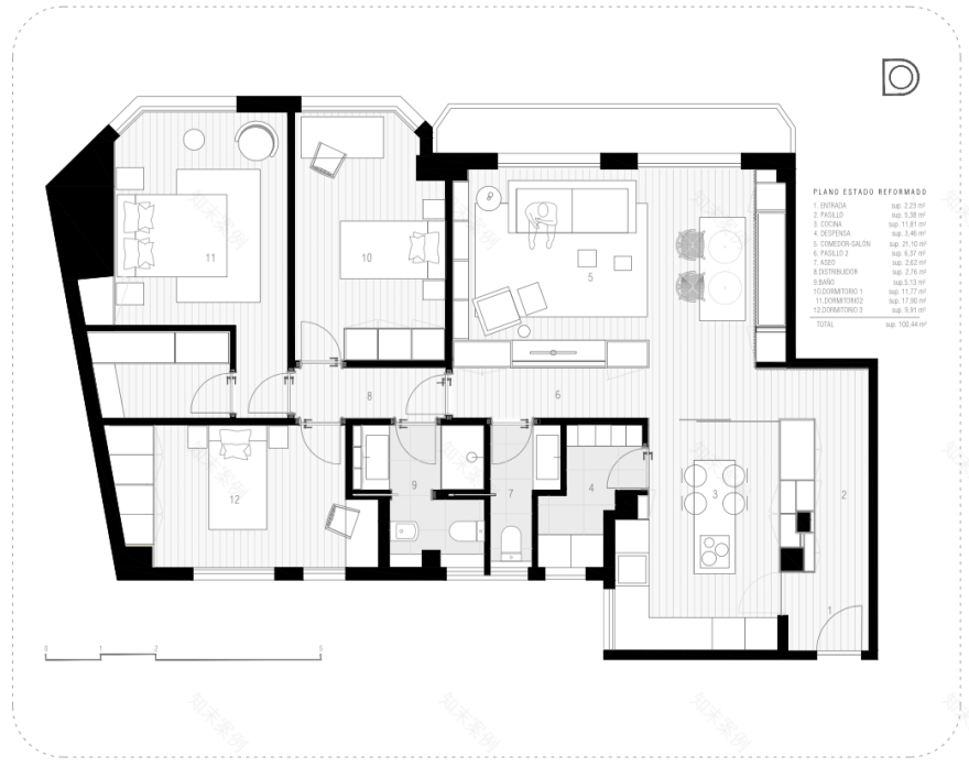 颠覆 70 年代旧公寓,打造明亮宜居空间-17