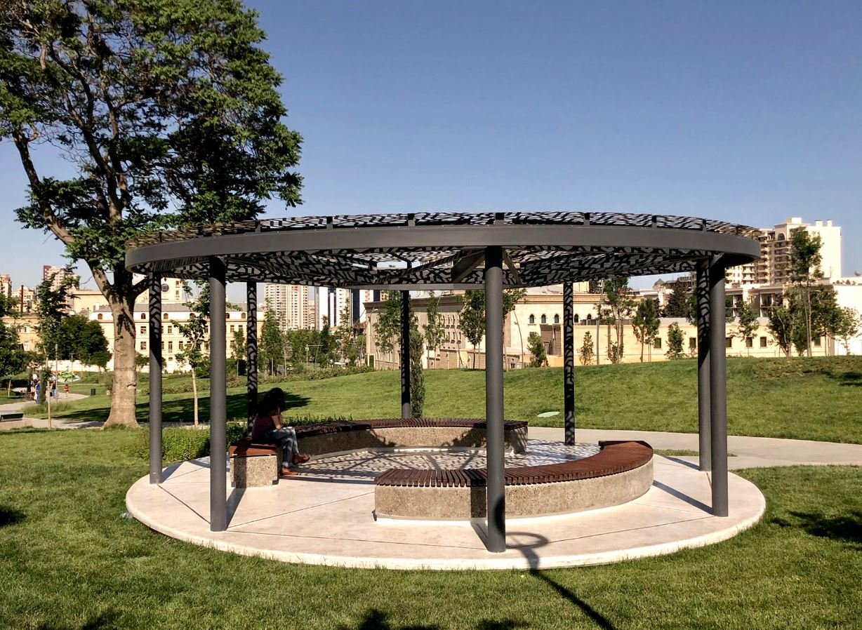 "Sovetski" Central Park - Round Pergola-2