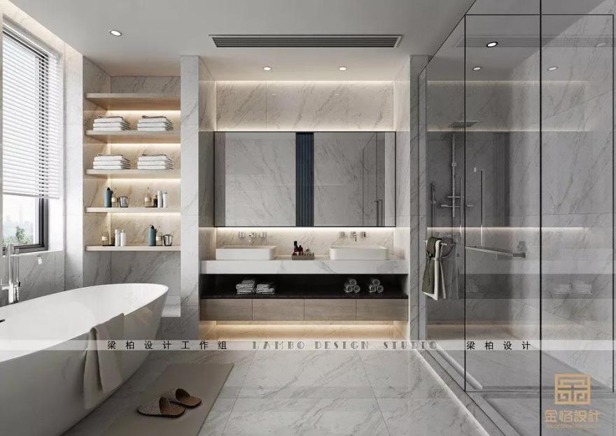 金恪设计丨别墅灰度空间 | 简约舒适,智能生活-17