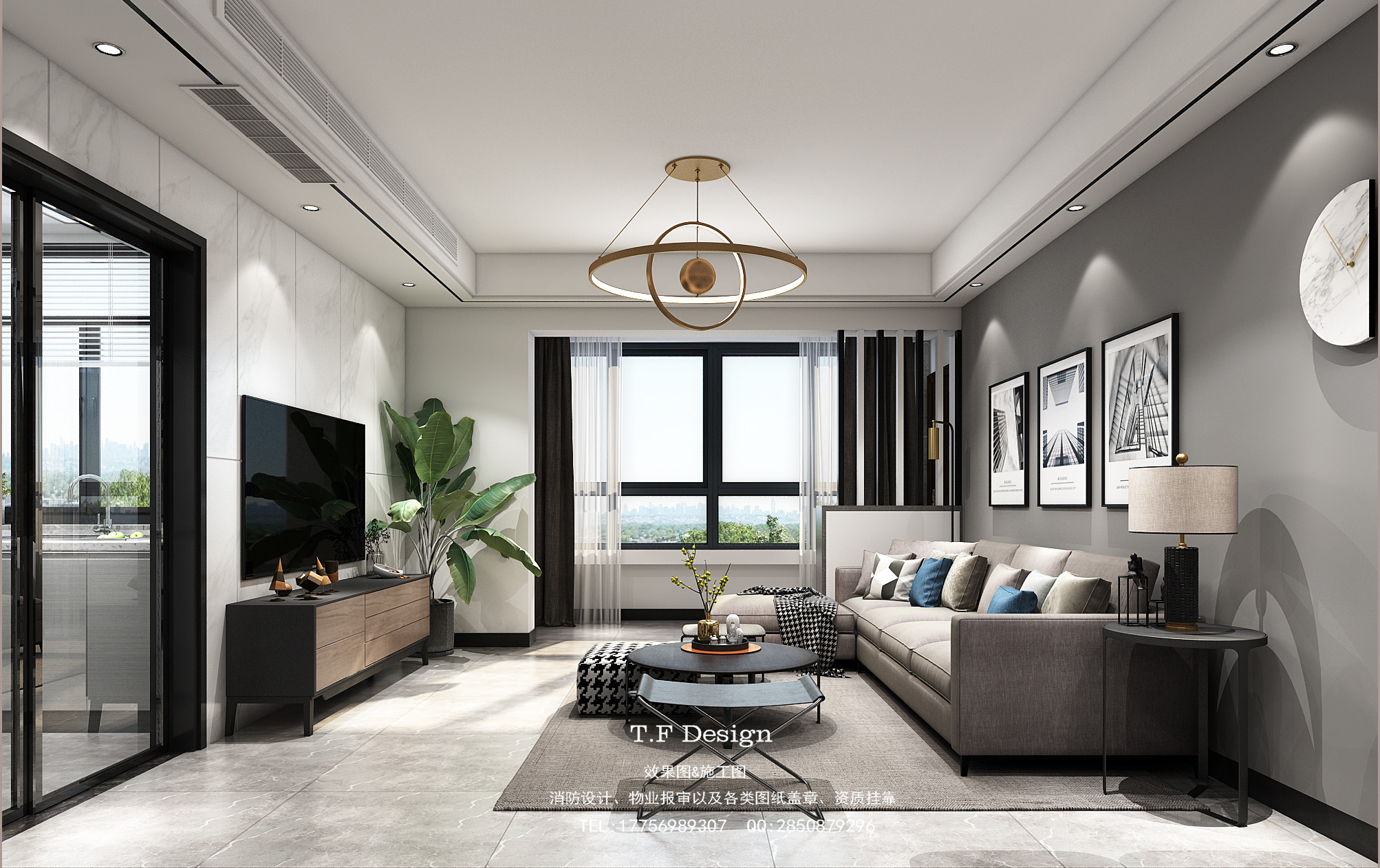 现代黑白灰小家装-1