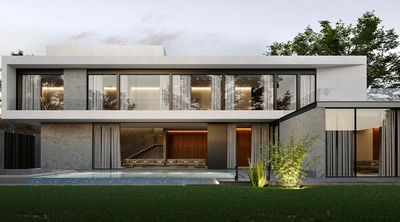 Ahmed Yehia丨别墅建筑丨L CHALET / QATAR-5