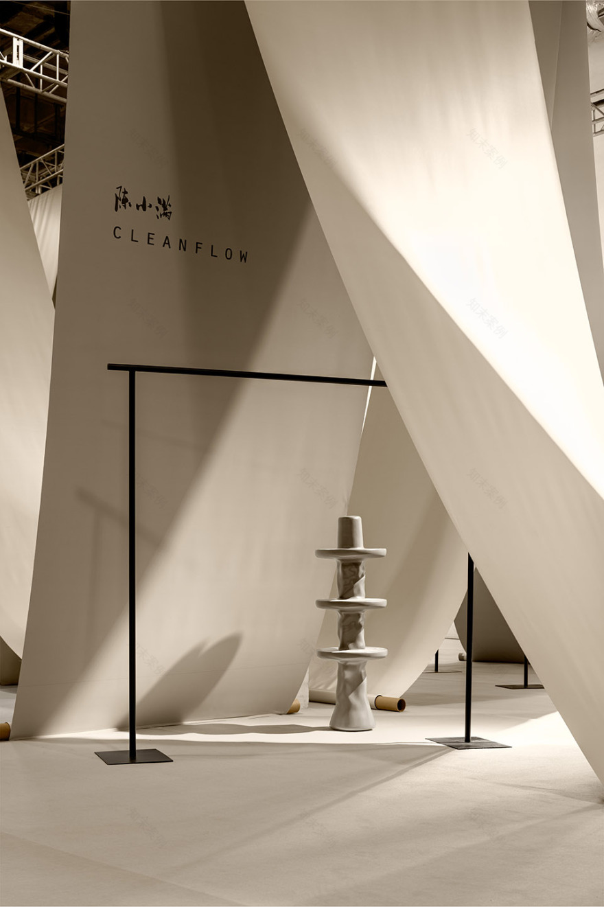 上海时装周HCH展馆沉浸式布料迷宫空间设计丨中国上海丨F.O.G.建筑事务所-39