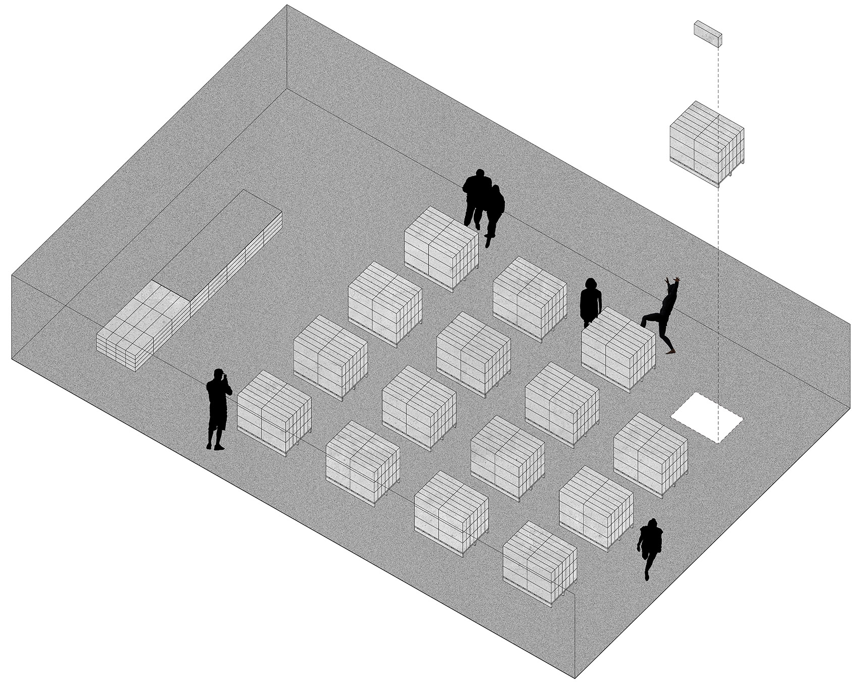 R SOCIETY展览空间设计，昆明/沉浸于序列装置化的空间中-37