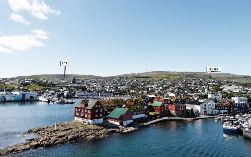 丹麦法罗群岛 Glasir 学院,自然景观中的教育中心-5