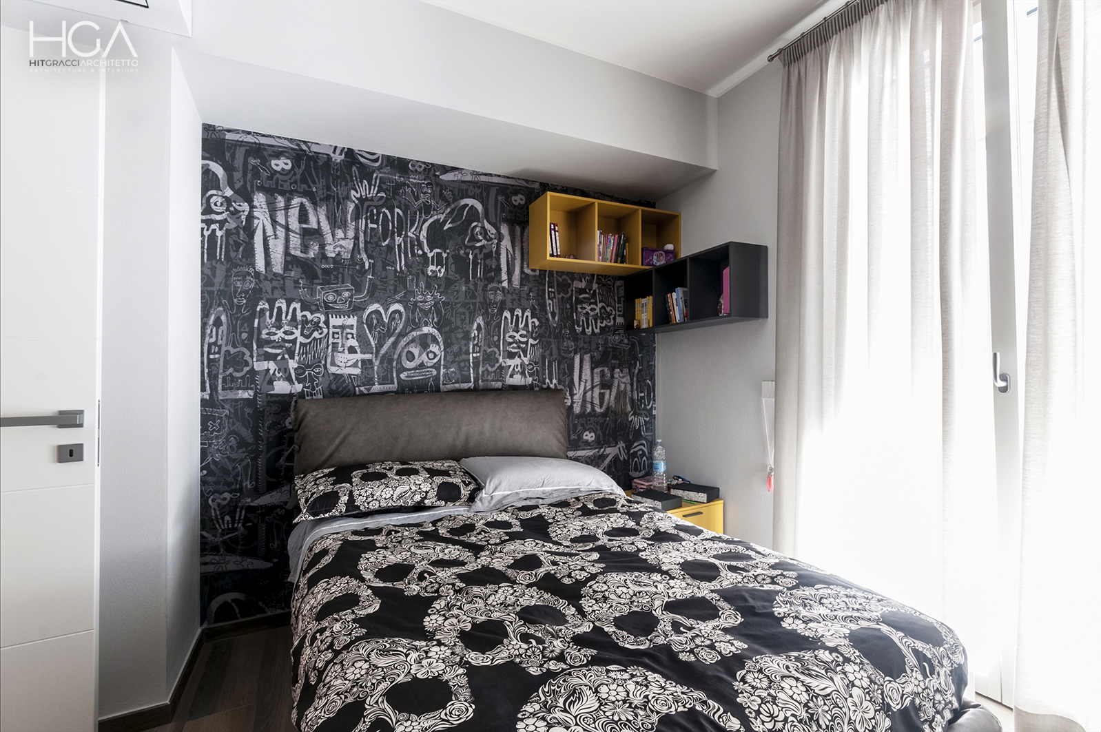 新旧融合,开放式公寓设计展现空间魔法-5