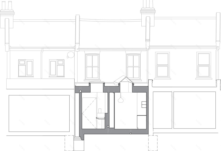 Janus House | 创意十足的圆形与方形窗户设计-35