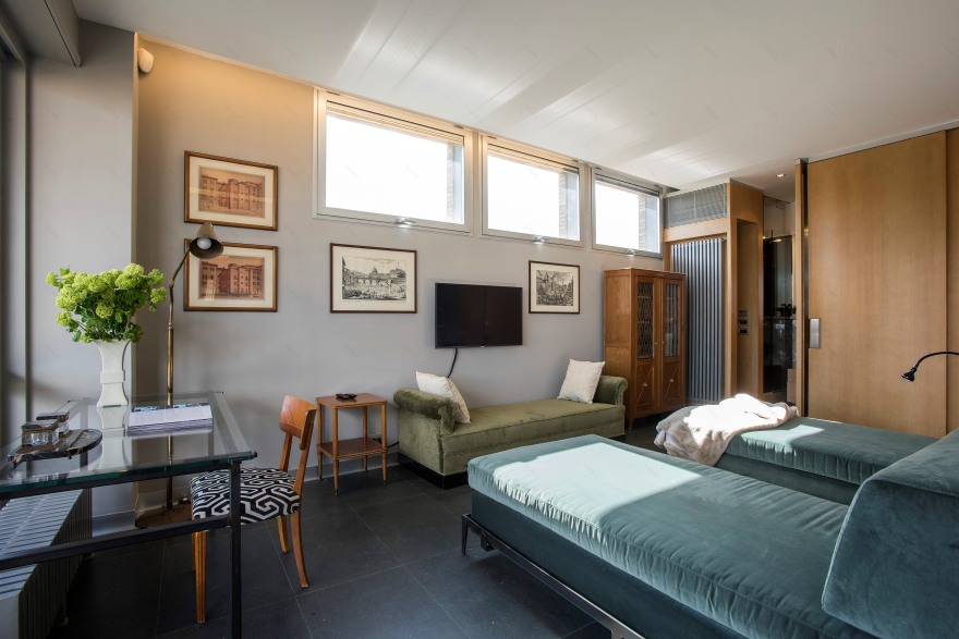 鸟语绿意中的宁静空间——罗马 Gianicolo 与 Trastevere 间 Oasi 公寓设计-22