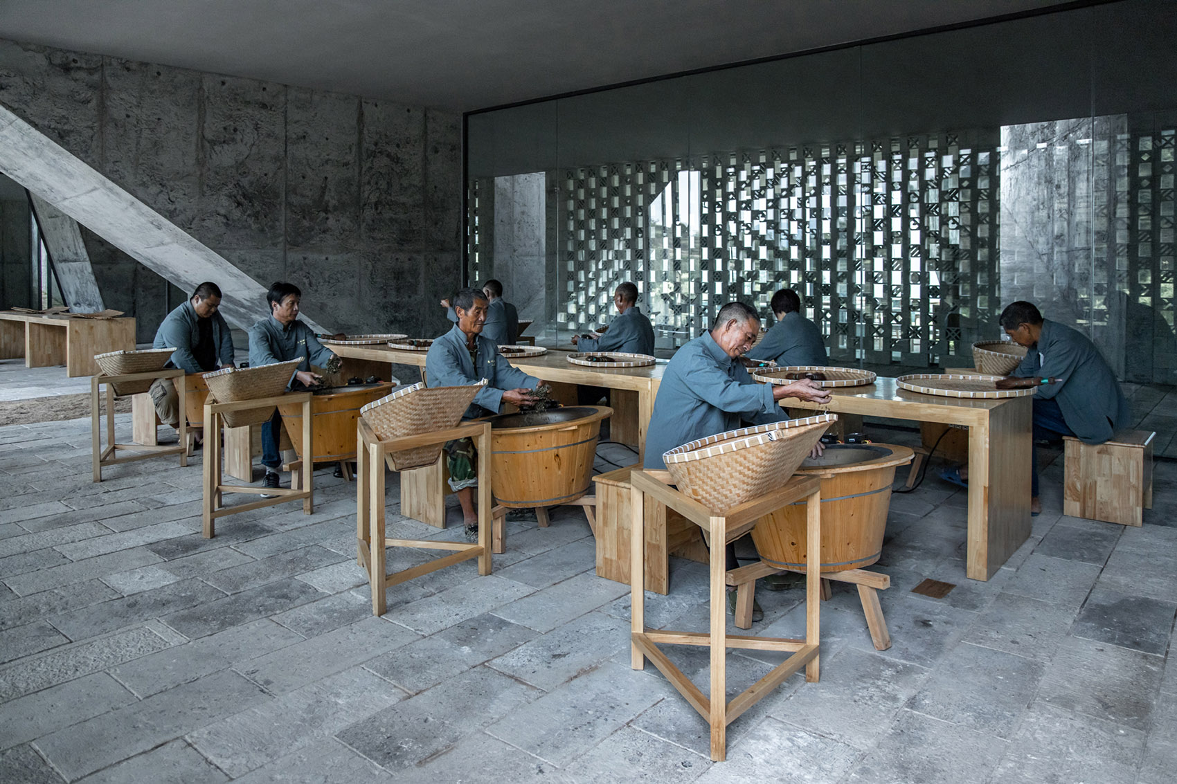 惠明茶工坊，浙江丽水/禅茶日晷，合生产与活动于一室，融时间与空间为一体-56