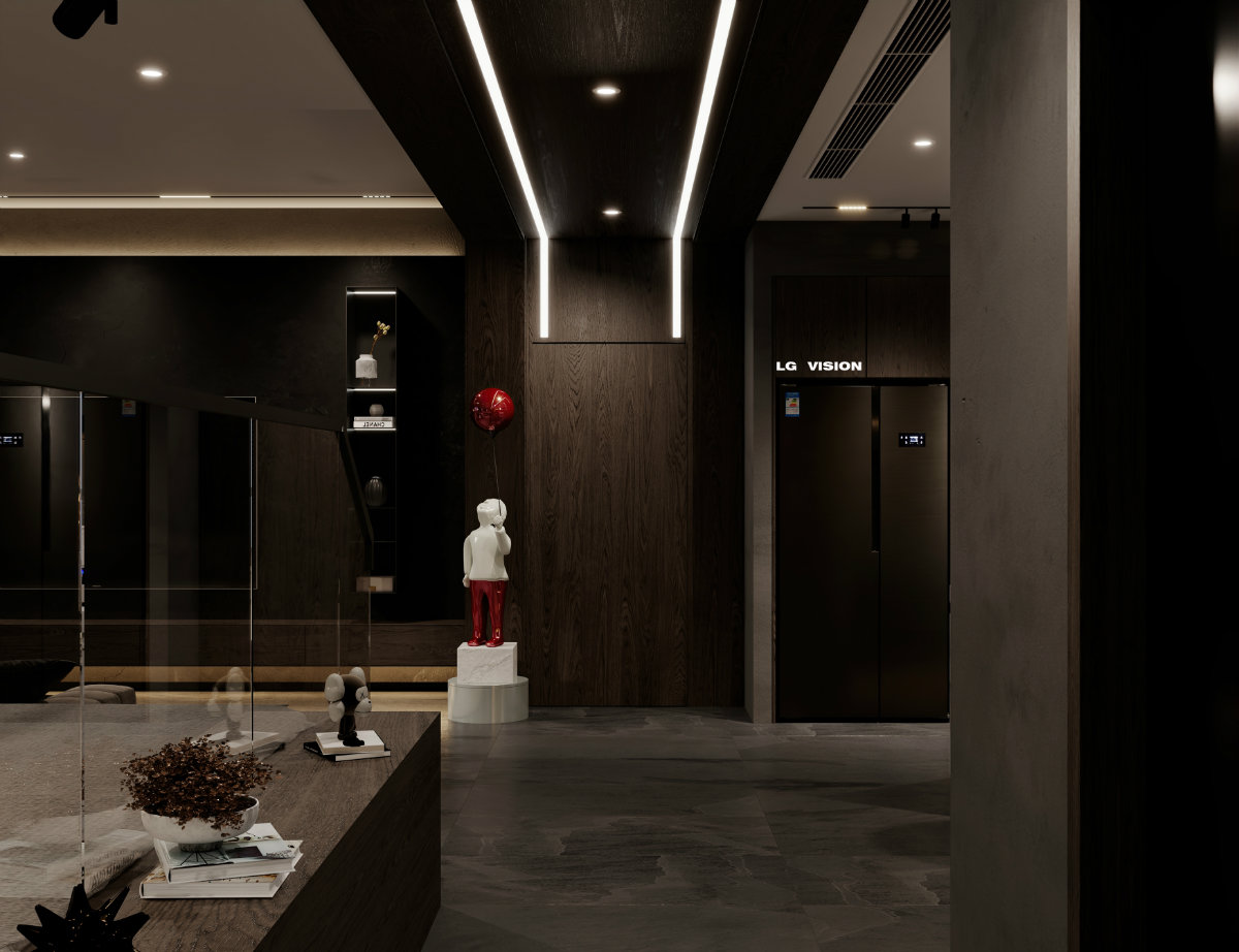 LG VISION - 暗黑系客餐厅-6