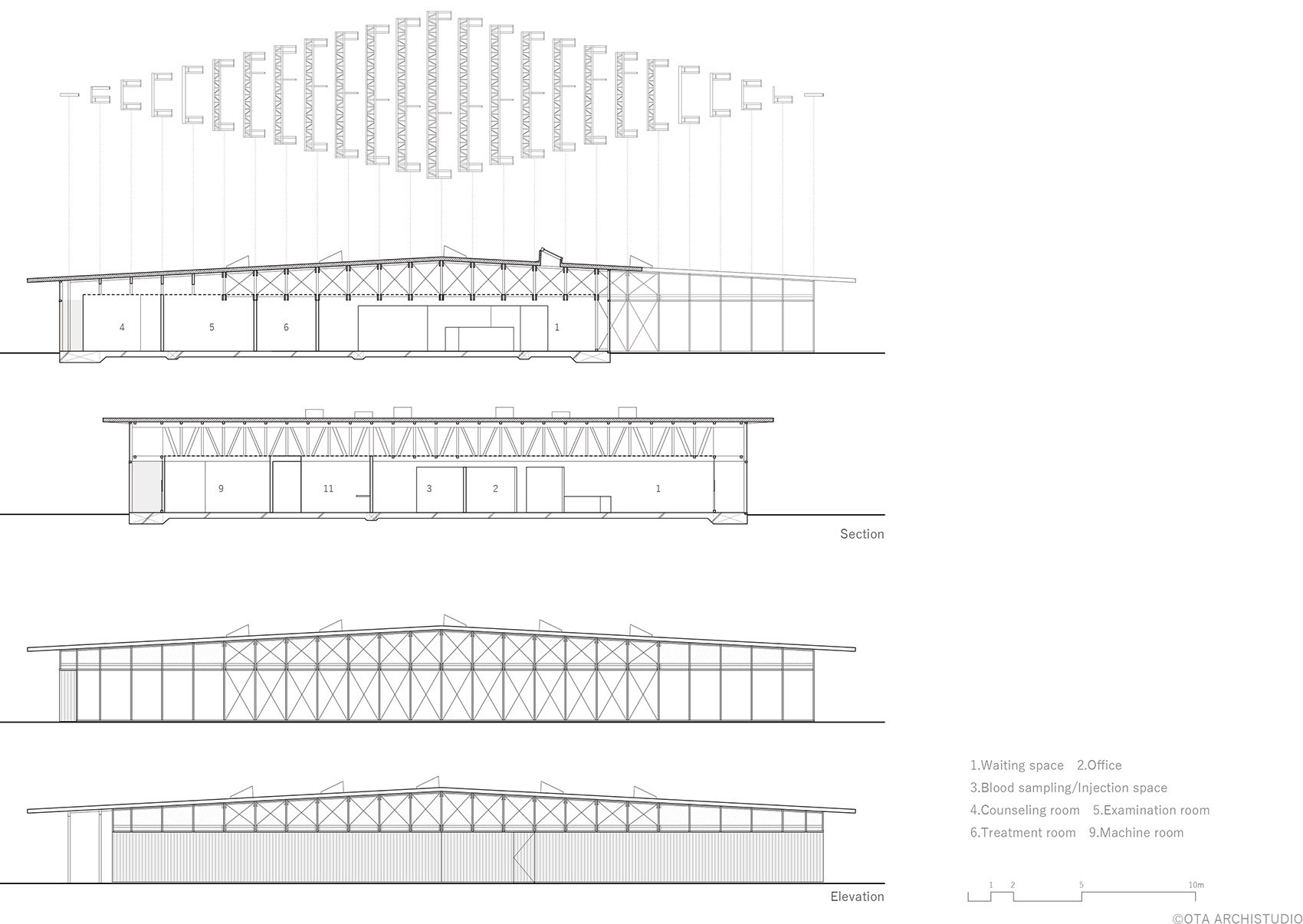 光之天花板诊所设计丨日本长野丨OTA Archistudio,Kubota Construction-36