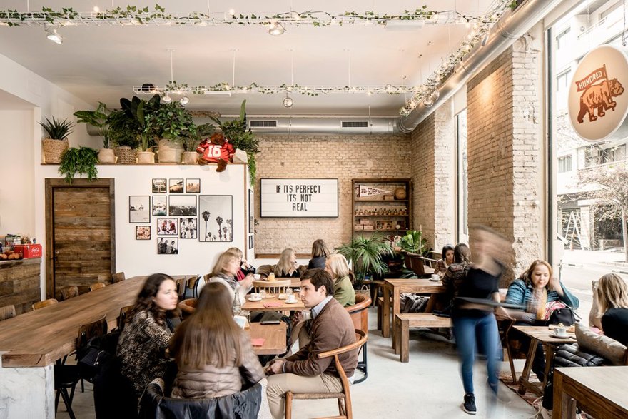 "百汉堡"餐厅 | 温馨环保,空间利用极致-15