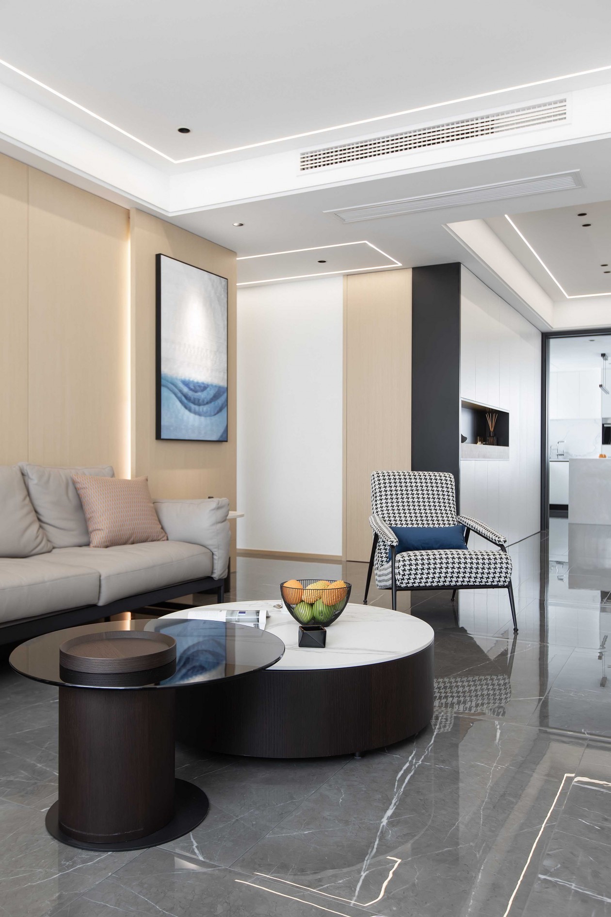 新湖海德公园现代简约家居设计，160㎡三室两厅的温馨空间-6