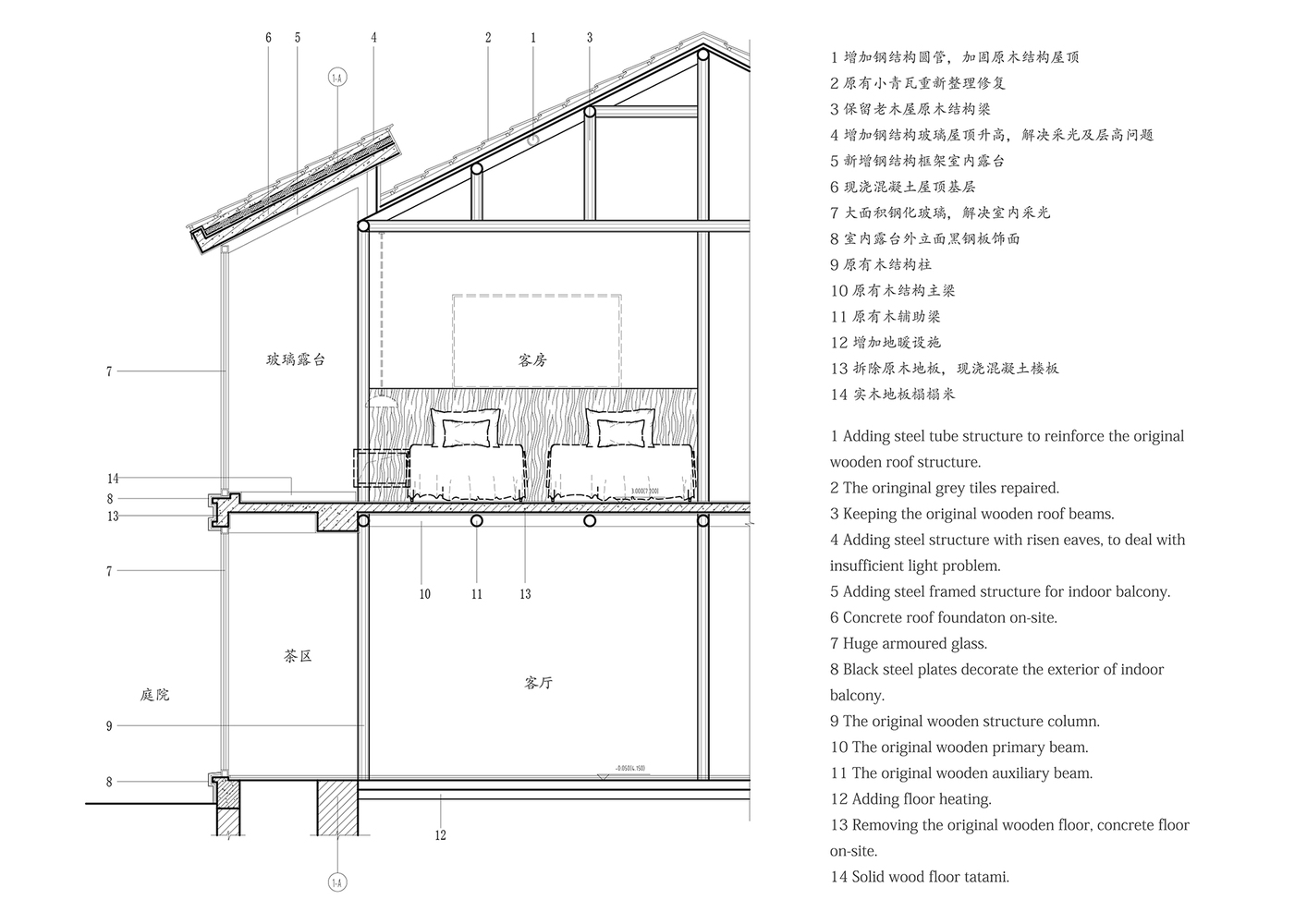 归家梦中的云漫松间——融入自然的精致民宿设计-21