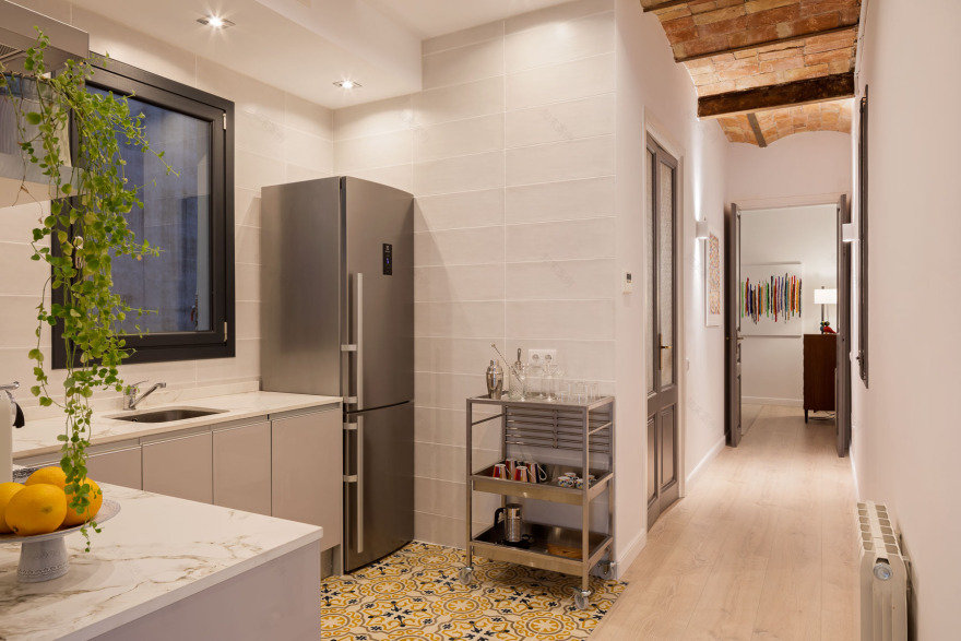 巴塞罗那圣安东尼公寓的混搭风设计丨西班牙巴塞罗那-9