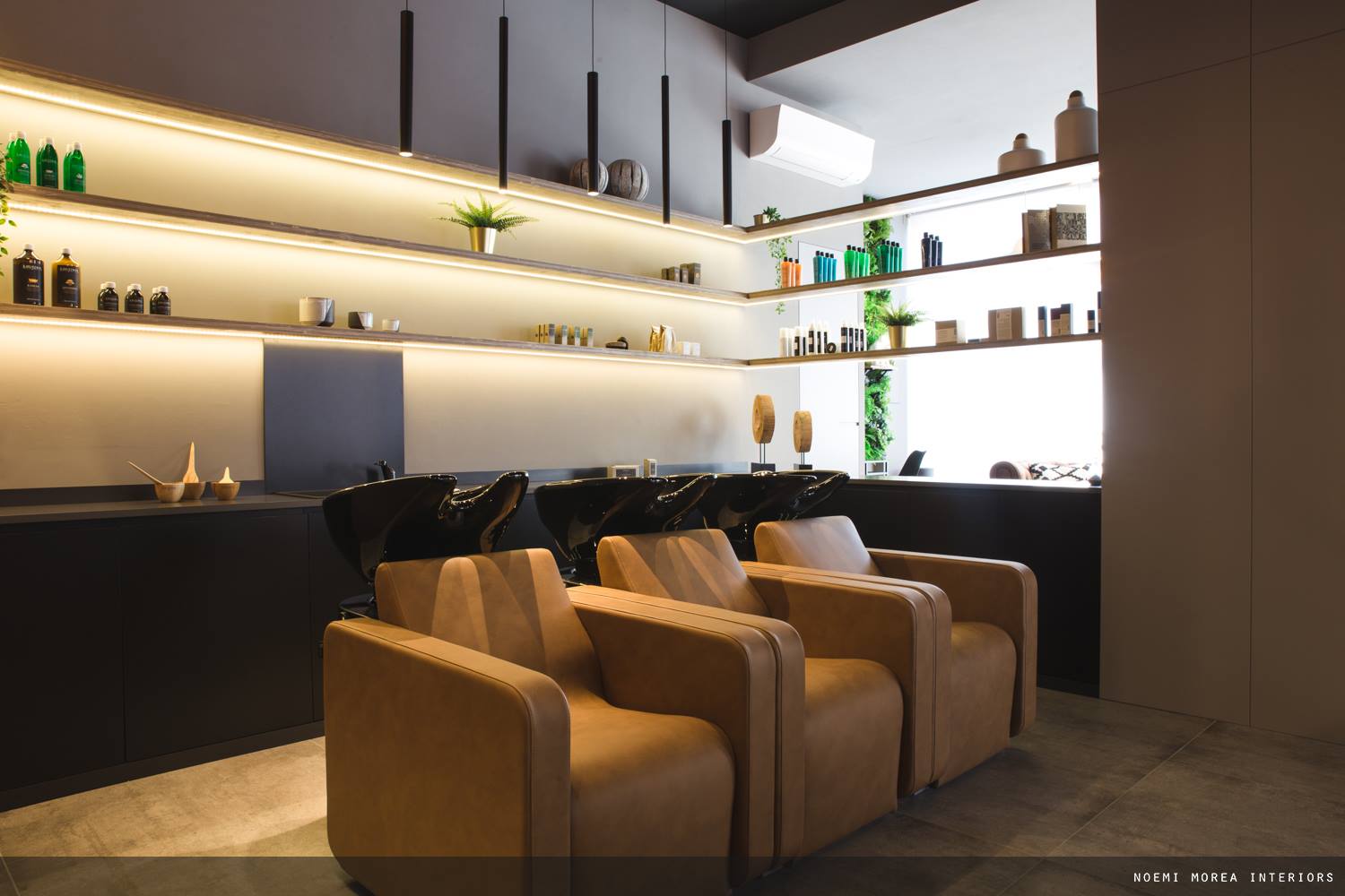 NOEMI MOREA interiors, NOEMI MOREA丨理发店丨C O N C I T A hair saloon-7