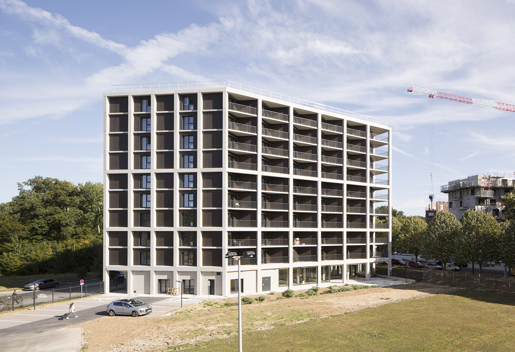 Cité Descartes学生公寓，法国/在个人、集体和城市之间建立统一的连接-52