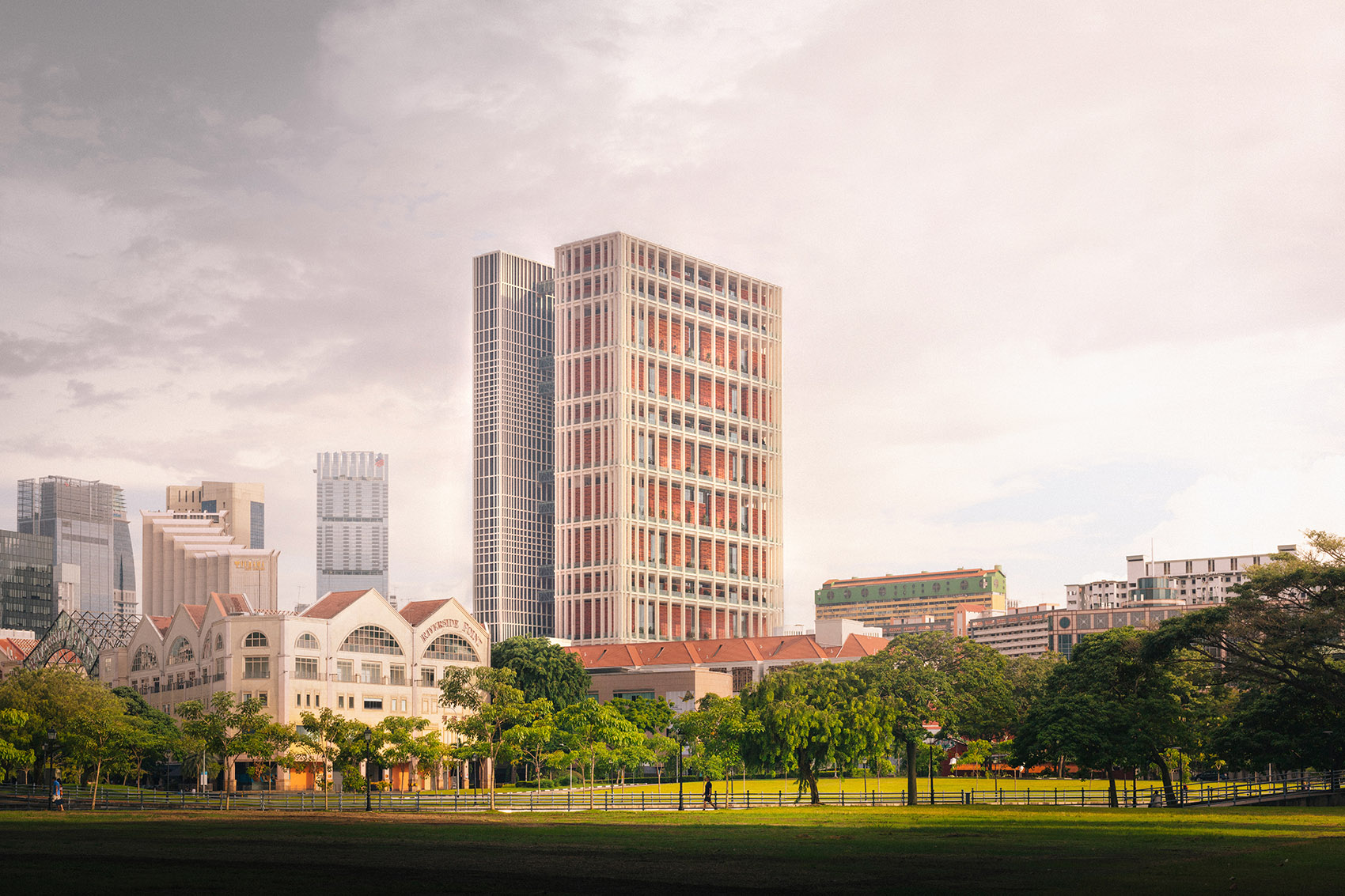新国家法院大楼，新加坡/新加坡最高政府大楼，垂直布局兼顾高效性和简洁性-3